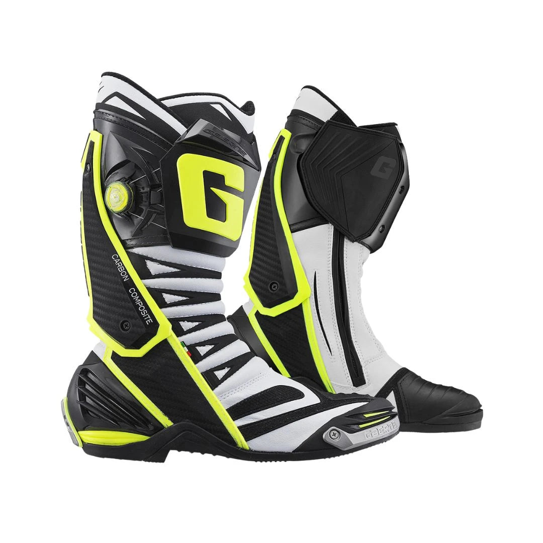 Ghete sport Gaerne GP1 EVO BOA alb/negru/galben - MotoRR