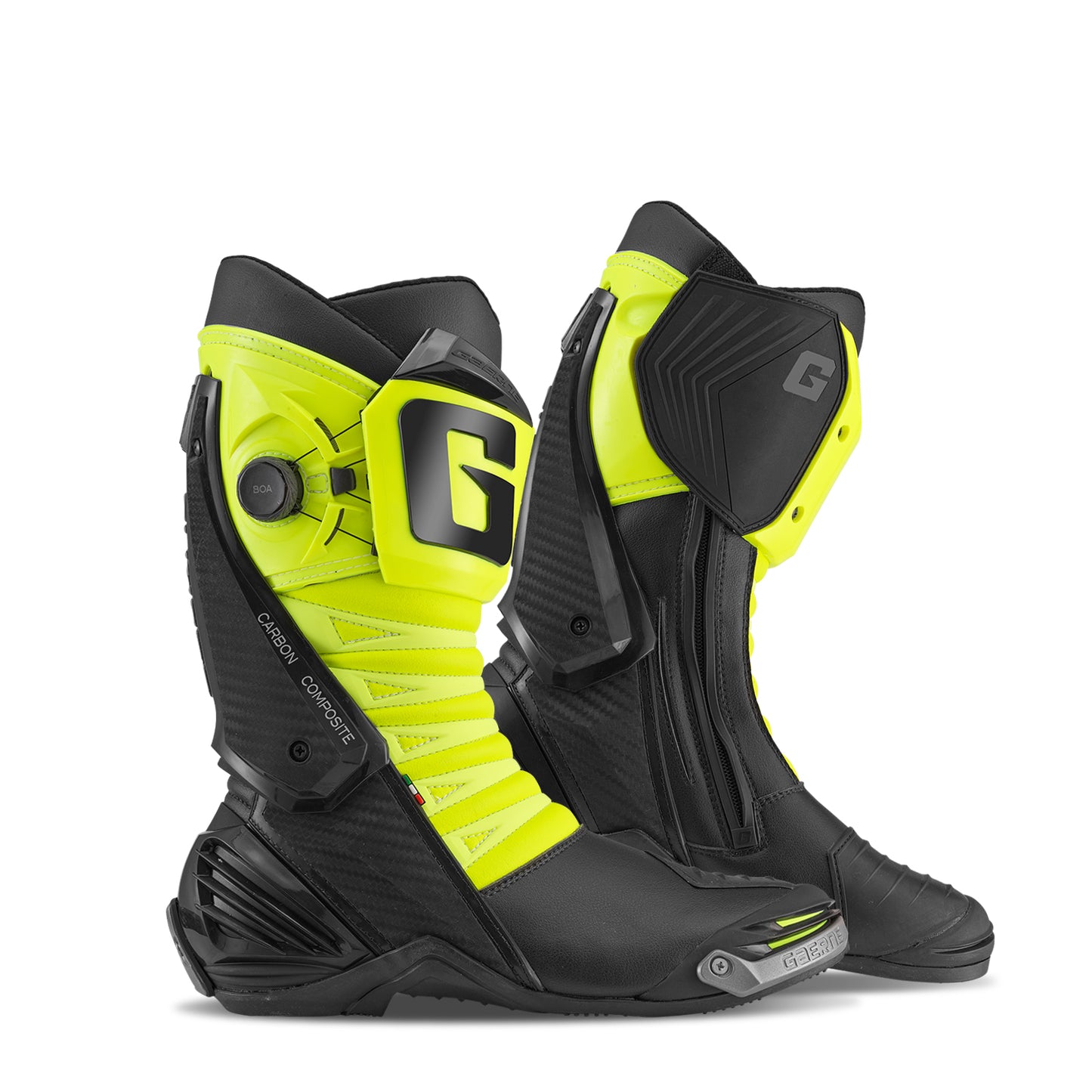 Ghete sport Gaerne GP1 LS negru/galben - MotoRR