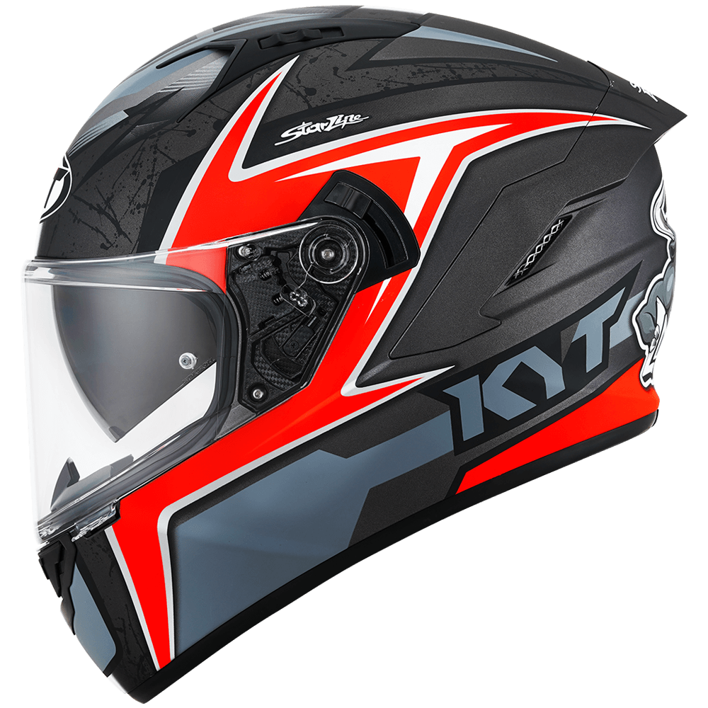 Casca integrala KYT NF-R Mindset rosu - MotoRR