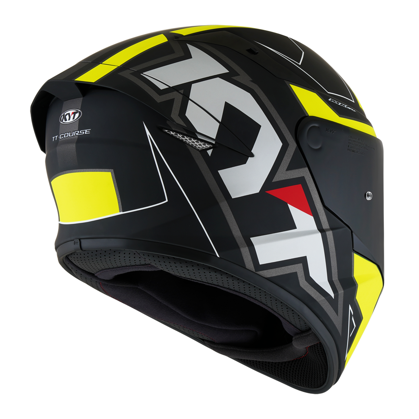 Casca integrala KYT TT-Course Electron negru mat/galben - MotoRR