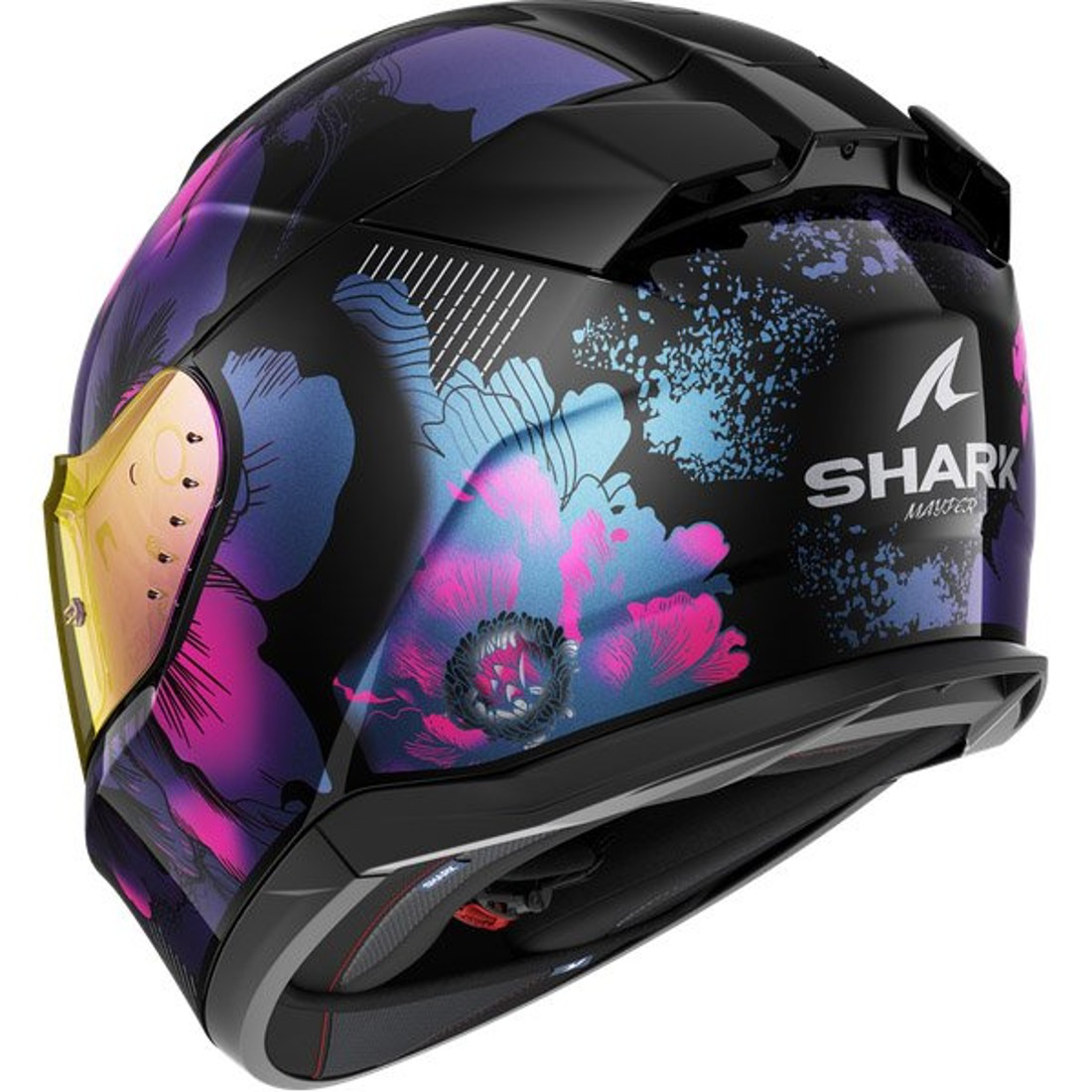 Casca integrala Shark D-Skwal 3 Lady Mayfer negru / albastru / roz Pinlock ready - MotoRR