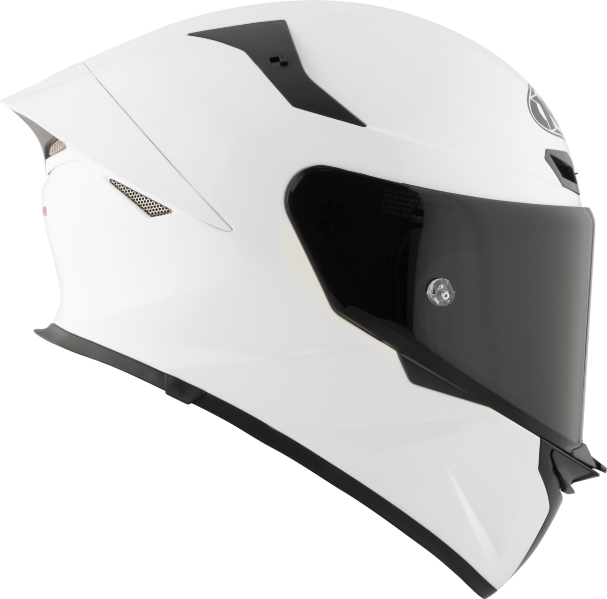 Casca integrala KYT TT-Revo Plain alb - MotoRR