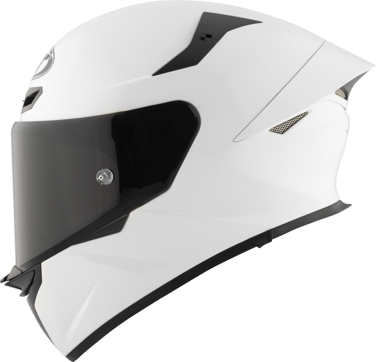 Casca integrala KYT TT-Revo Plain alb - MotoRR