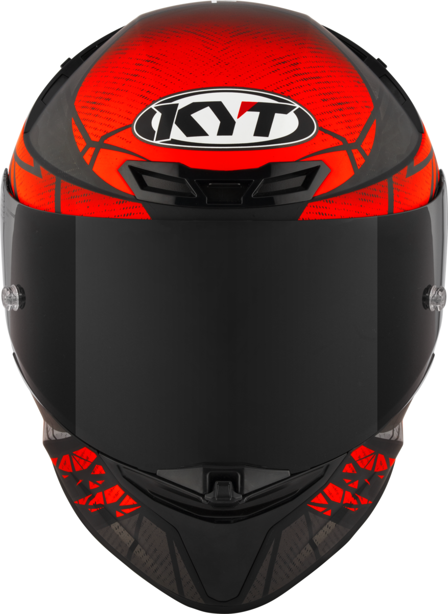 Casca integrala KYT TT-Revo Combustion Matt rosu - MotoRR