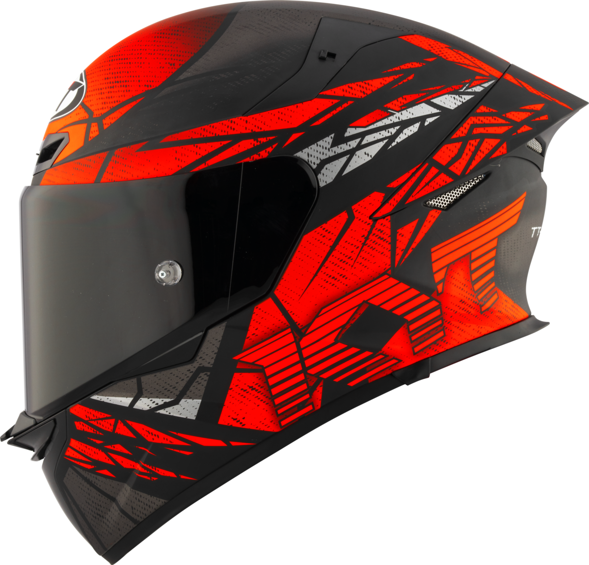 Casca integrala KYT TT-Revo Combustion Matt rosu - MotoRR