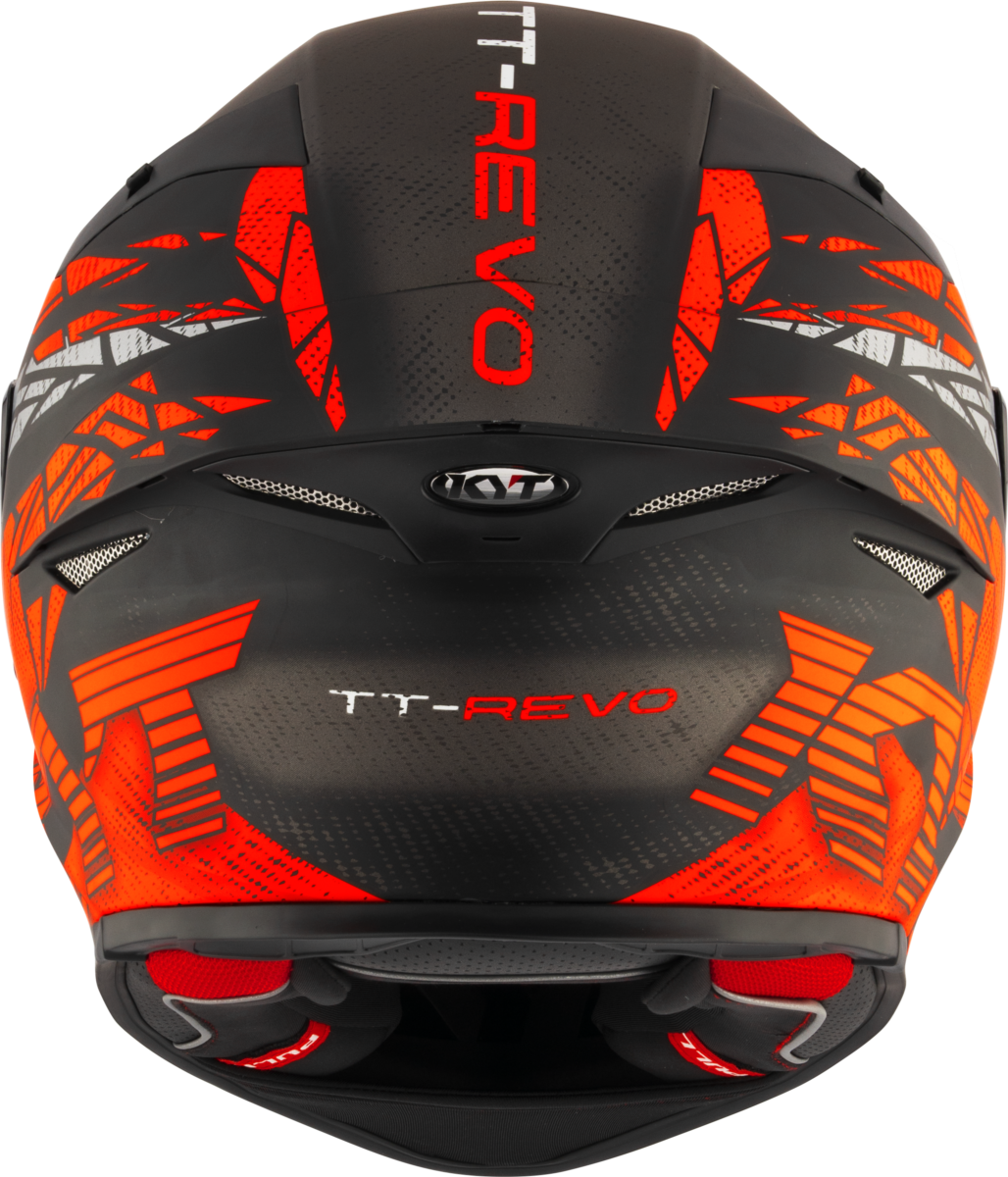 Casca integrala KYT TT-Revo Combustion Matt rosu - MotoRR