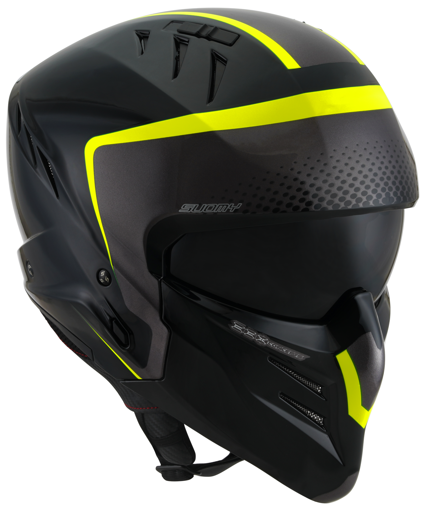 Casca integrala Suomy Armor Crew negru/galben - MotoRR