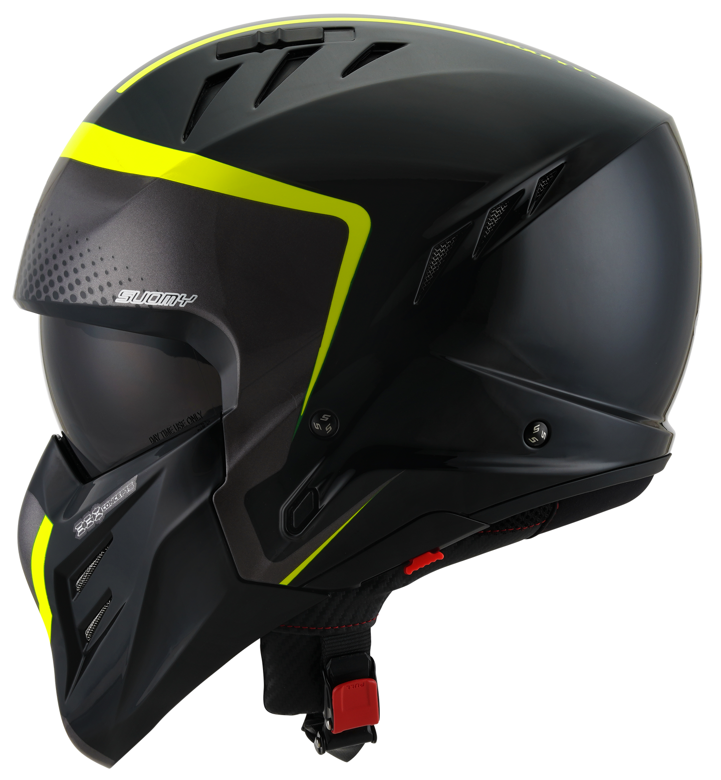 Casca integrala Suomy Armor Crew negru/galben - MotoRR