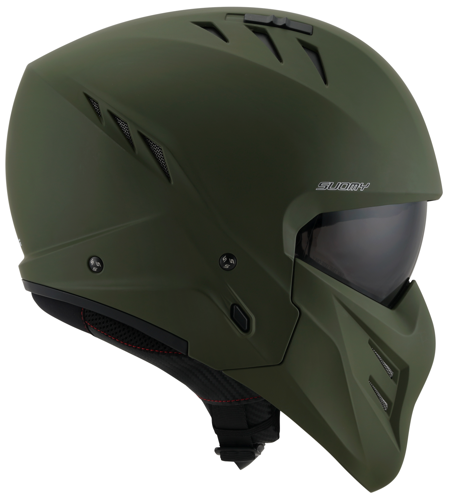 Casca integrala Suomy Armor verde mat - MotoRR