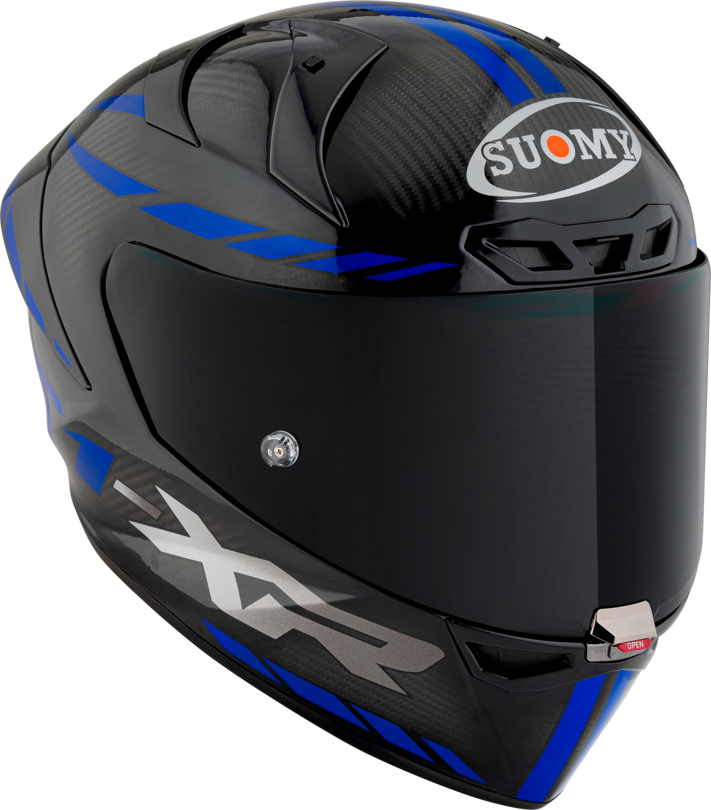 Casca integrala Suomy S1-XR GP Carbon Hypersonic albastru - MotoRR