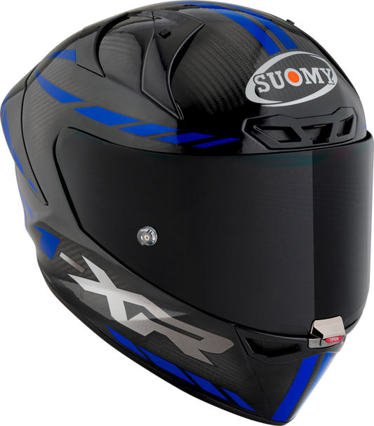 Casca integrala Suomy S1-XR GP Carbon Hypersonic albastru - MotoRR
