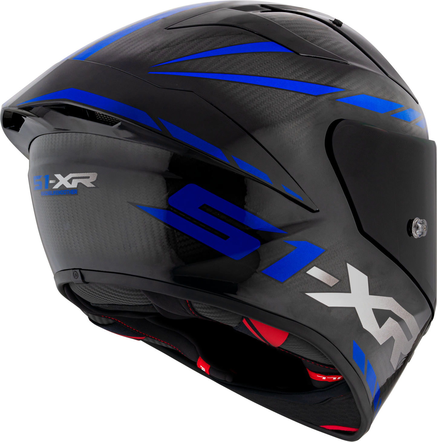 Casca integrala Suomy S1-XR GP Carbon Hypersonic albastru - MotoRR