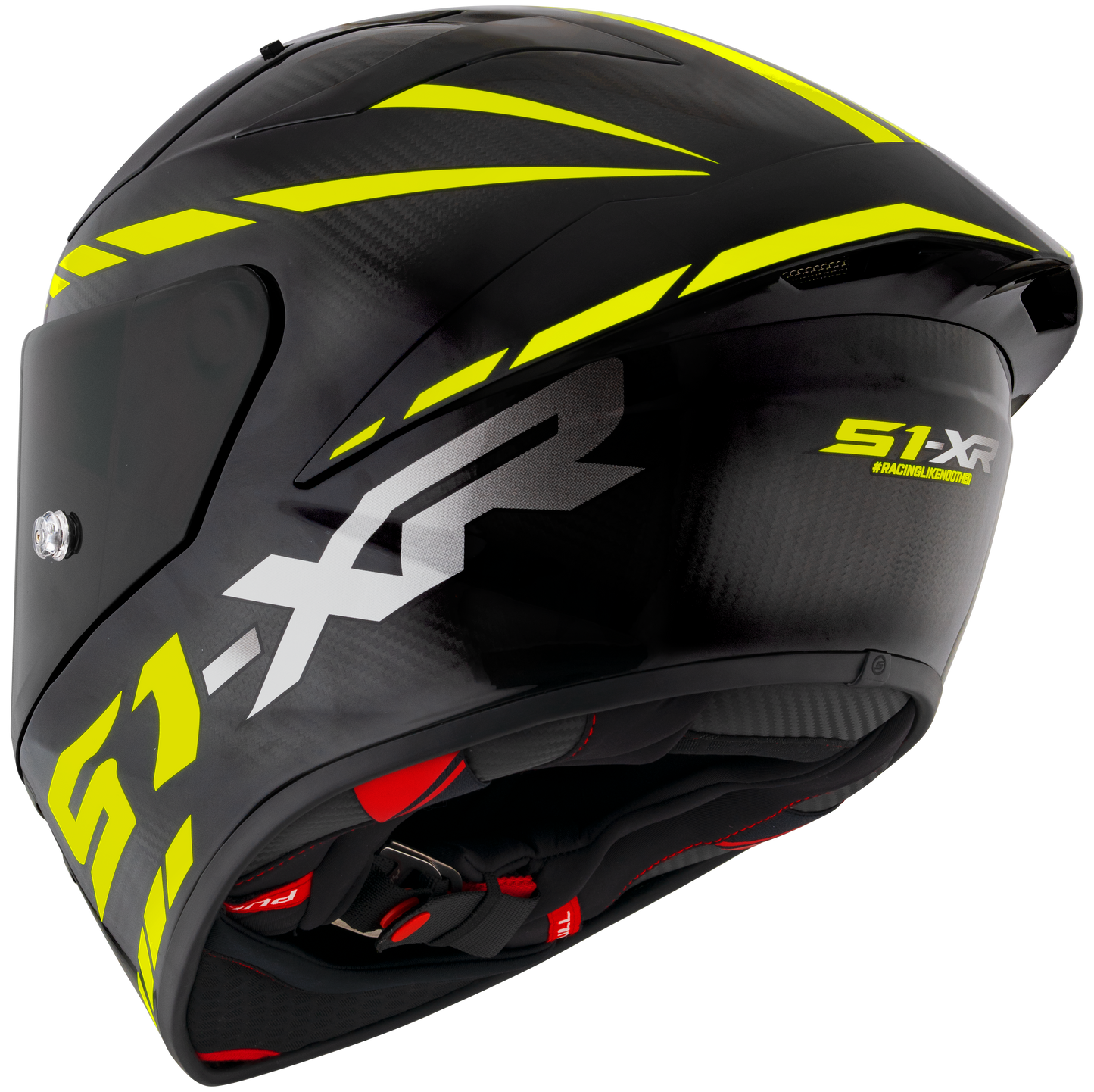 Casca integrala Suomy S1-XR GP Carbon Hypersonic galben - MotoRR