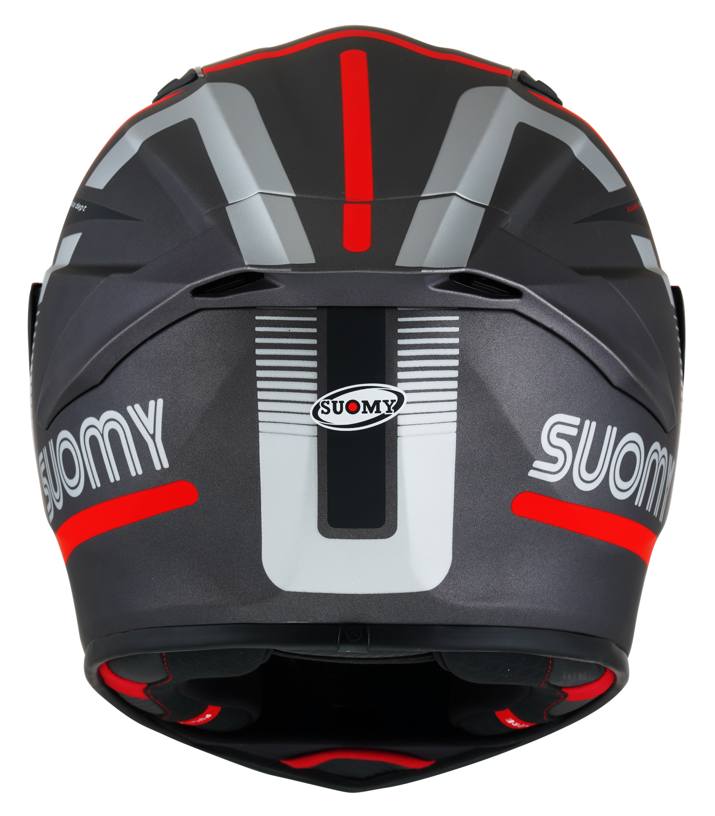 Casca integrala Suomy Track-1 Ninety Seven Matt gri/rosu/ - MotoRR