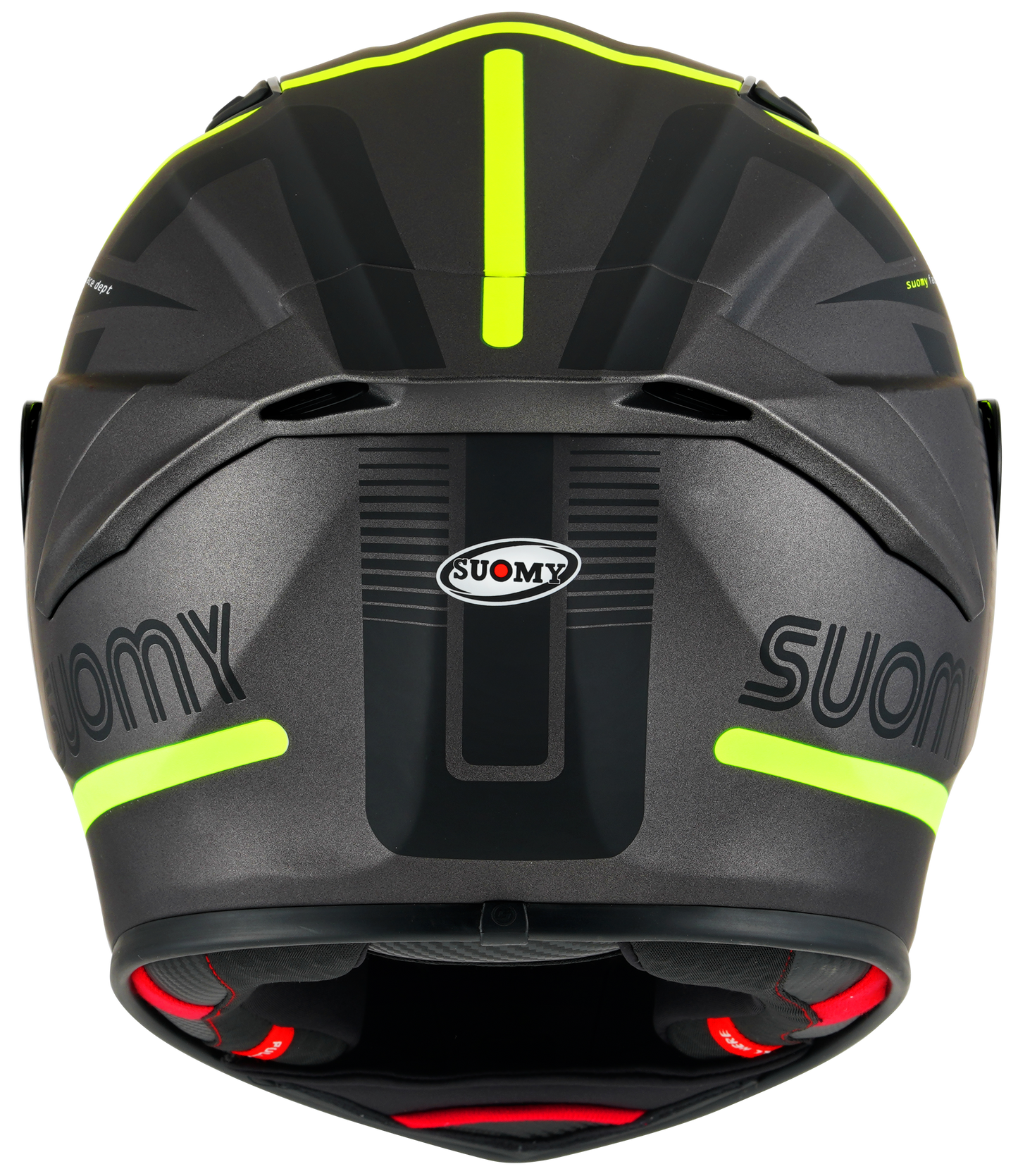 Casca integrala Suomy Track-1 Ninety Seven mat gri/galben - MotoRR