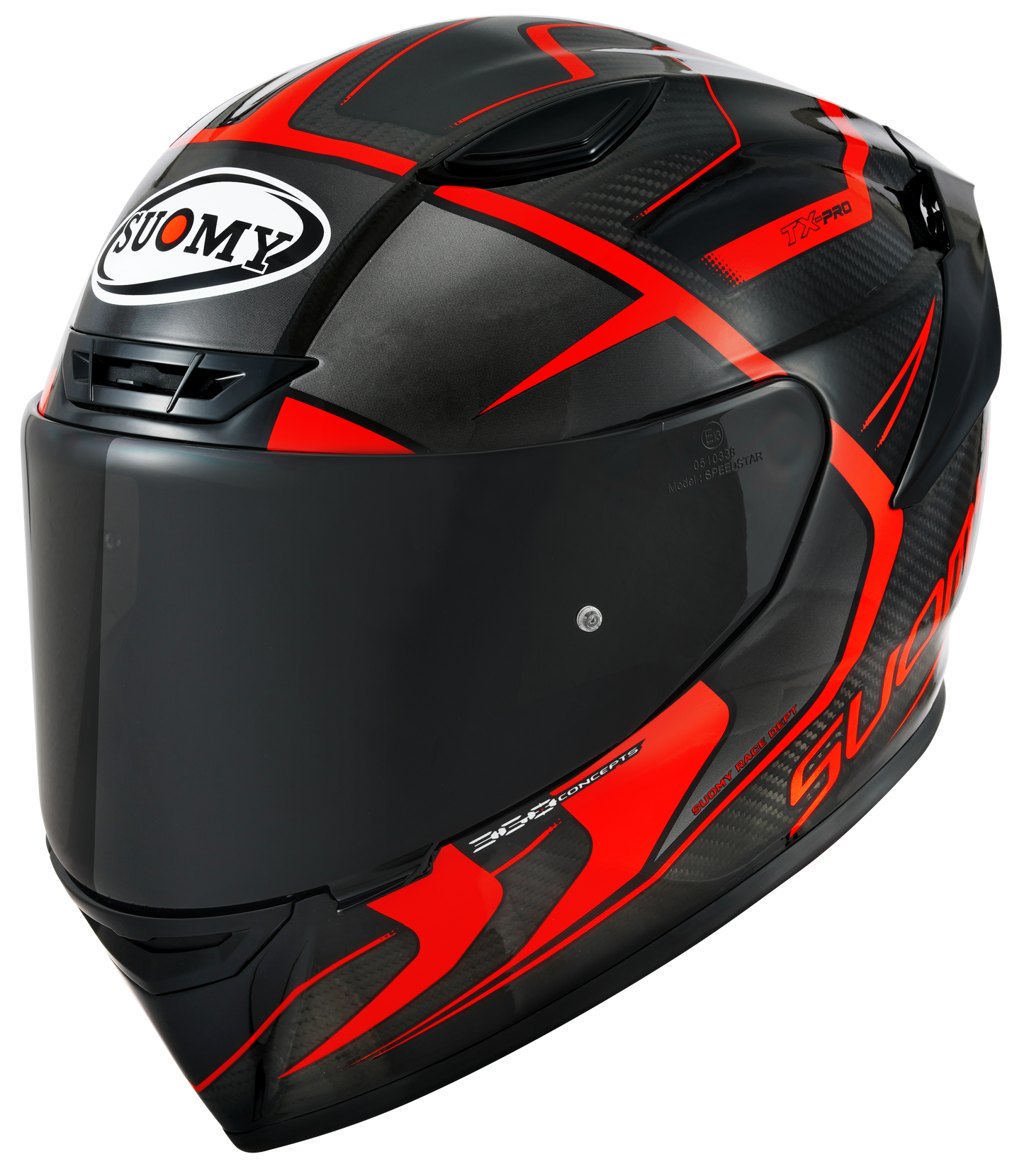 Casca integrala Suomy TX-PRO rosu/negru - MotoRR