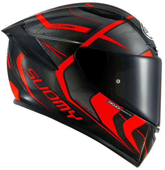 Casca integrala Suomy TX-PRO rosu/negru - MotoRR