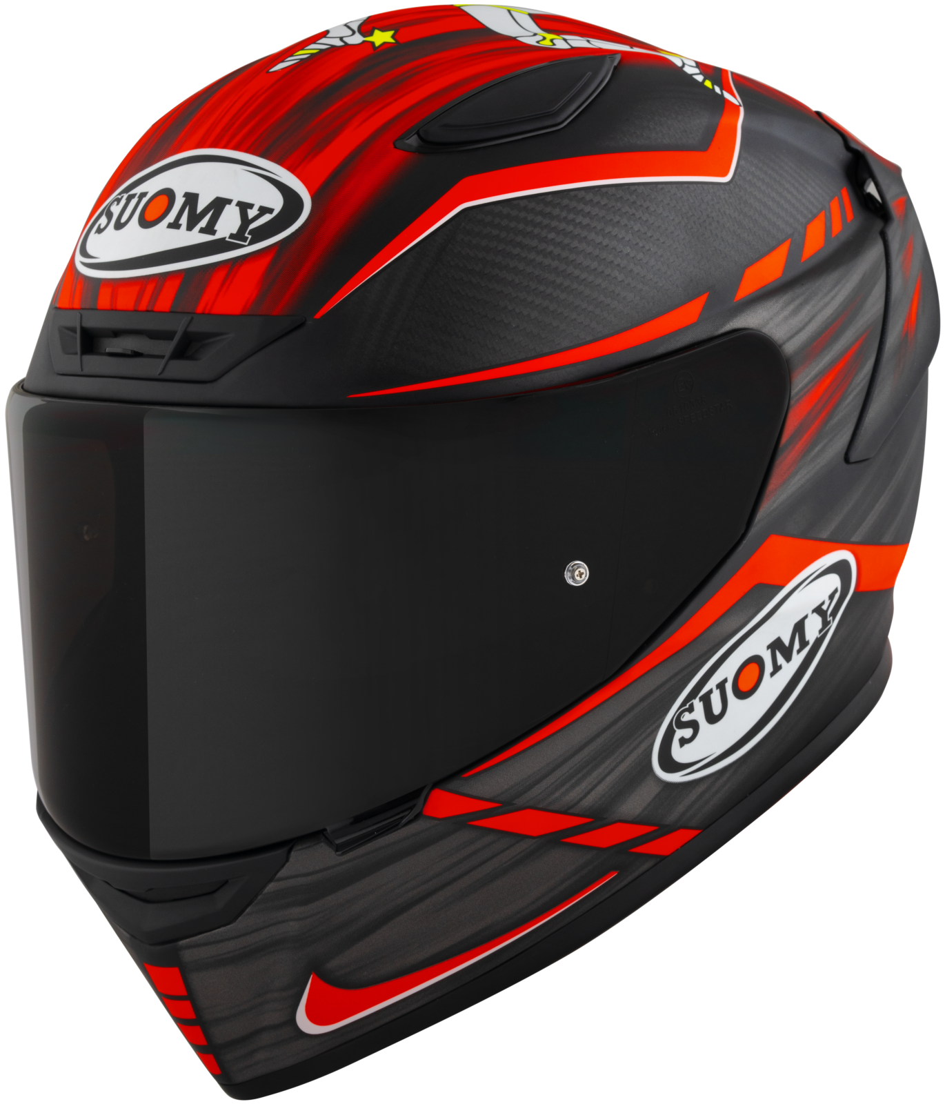 Casca integrala Suomy TX-PRO Johnson Replica rosu mat