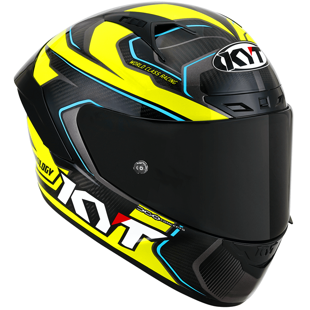 Casca integrala KYT NZ Race Competition Carbon galben - MotoRR