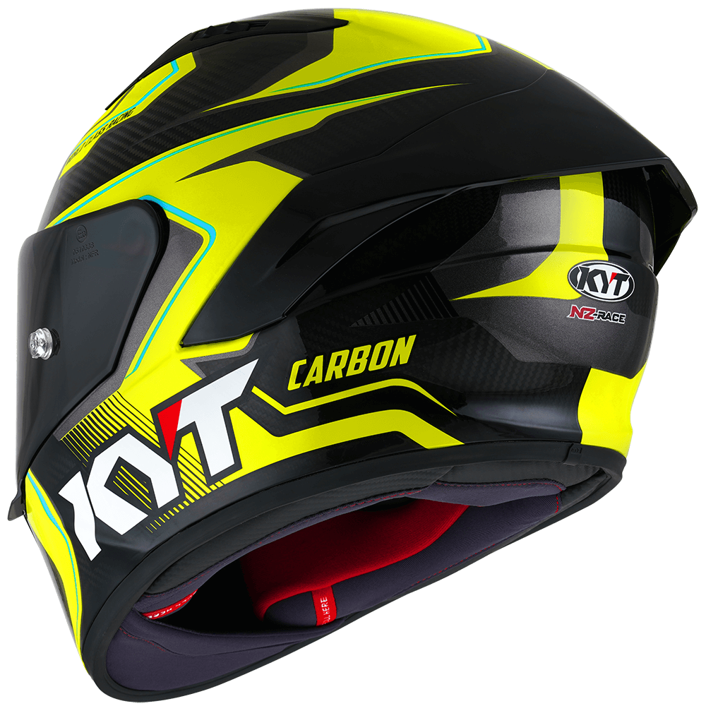 Casca integrala KYT NZ Race Competition Carbon galben - MotoRR