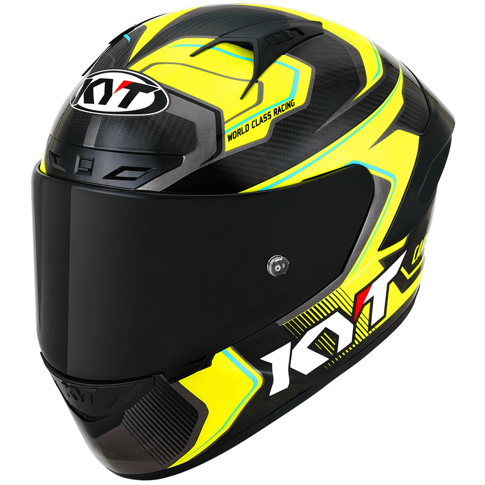Casca integrala KYT NZ Race Competition Carbon galben - MotoRR