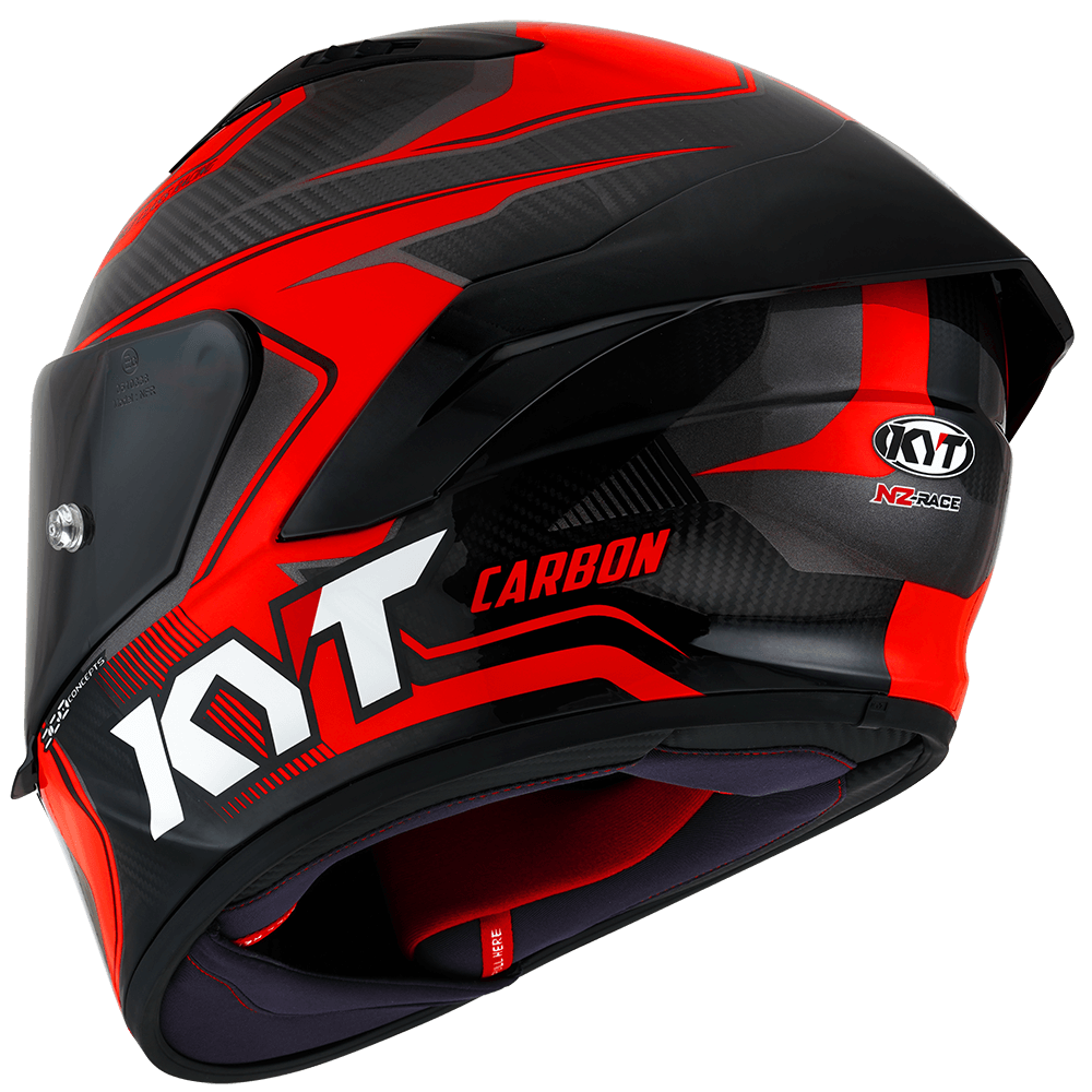 Casca integrala KYT NZ Race Competition Carbon rosu - MotoRR
