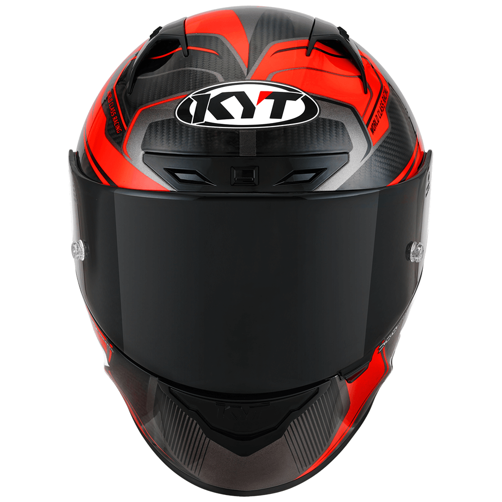 Casca integrala KYT NZ Race Competition Carbon rosu - MotoRR