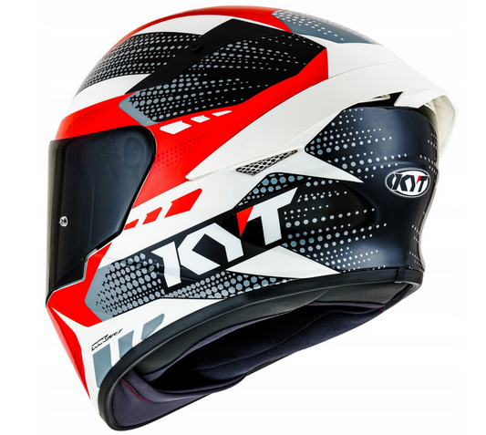 Casca integrala KYT TT-Course Gear negru/rosu - MotoRR