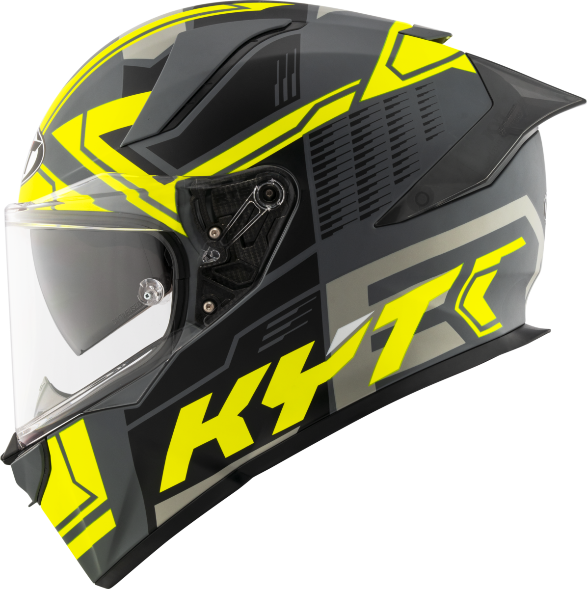 Casca integrala KYT R2R Octane Matt negru/galben - MotoRR