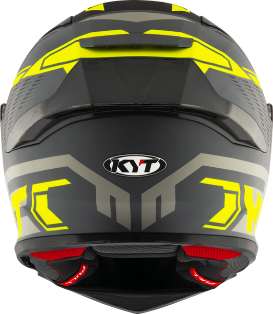 Casca integrala KYT R2R Octane Matt negru/galben - MotoRR