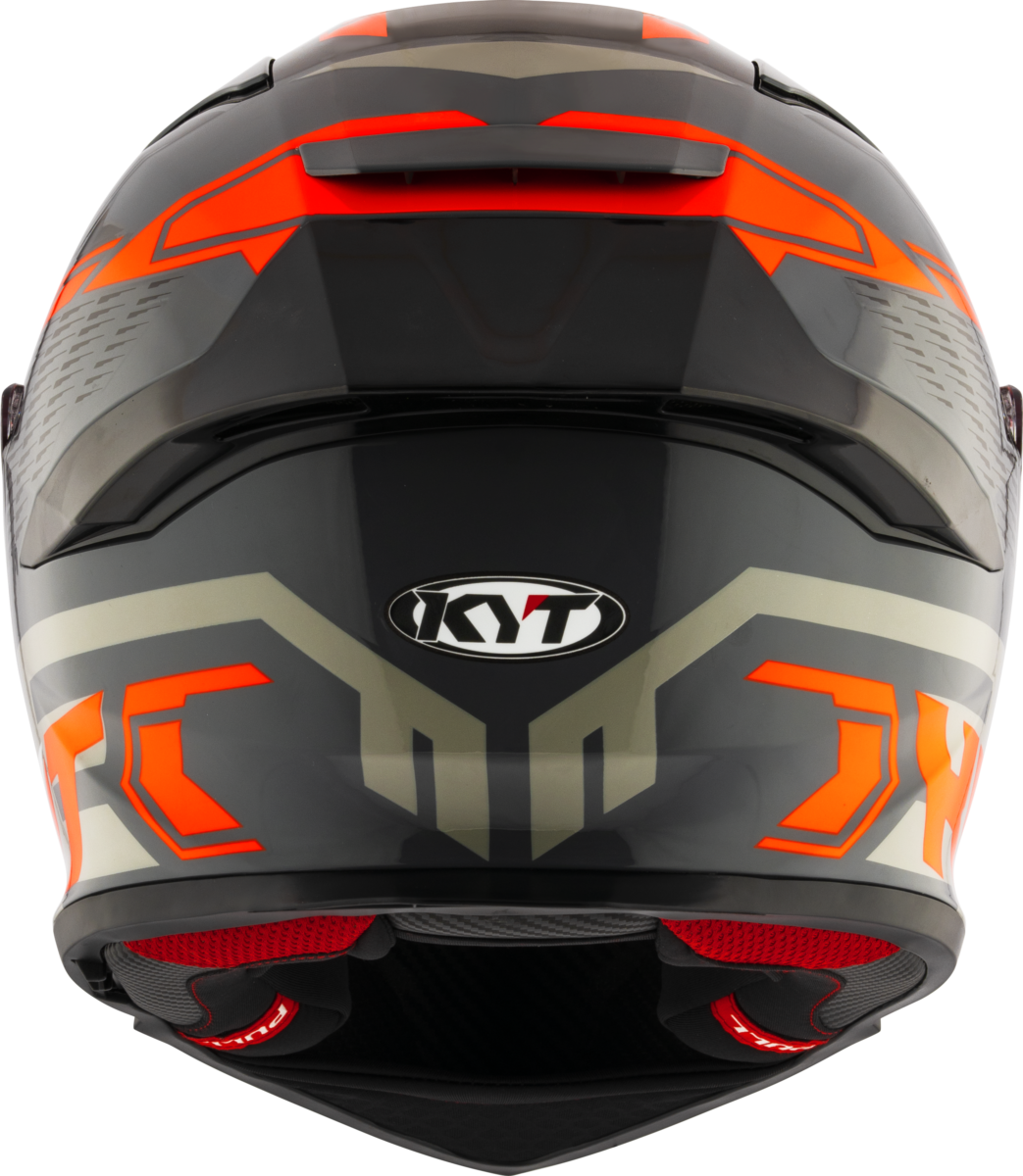 Casca integrala KYT R2R Octane Matt negru/portocaliu - MotoRR