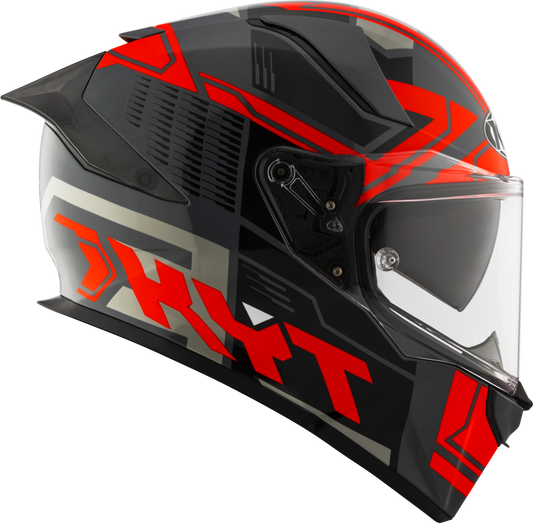 Casca integrala KYT R2R Octane Matt negru/rosu - MotoRR