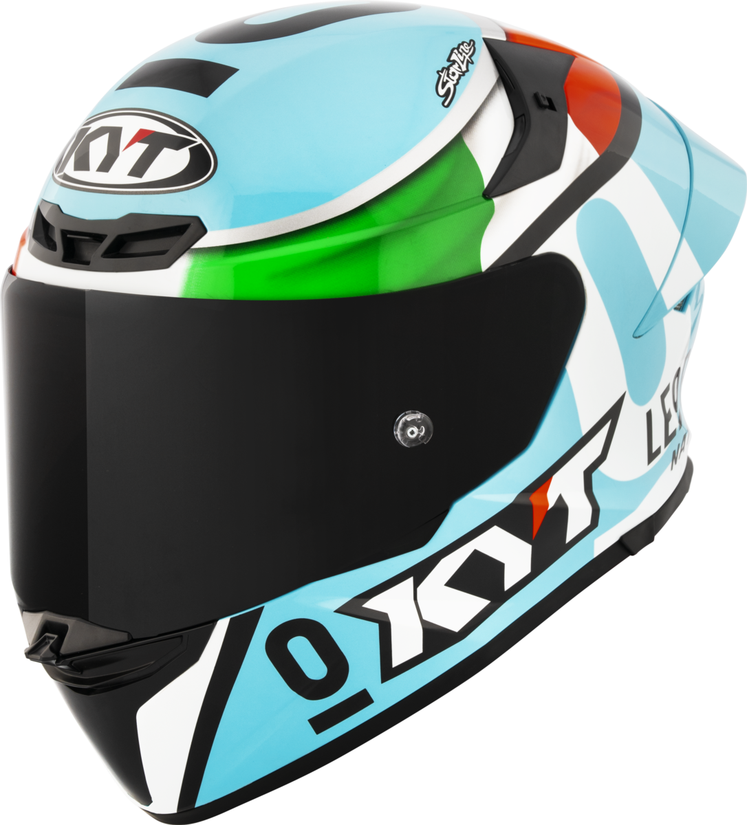 Casca integrala KYT TT-Revo Leopard Replica Tricolore - MotoRR
