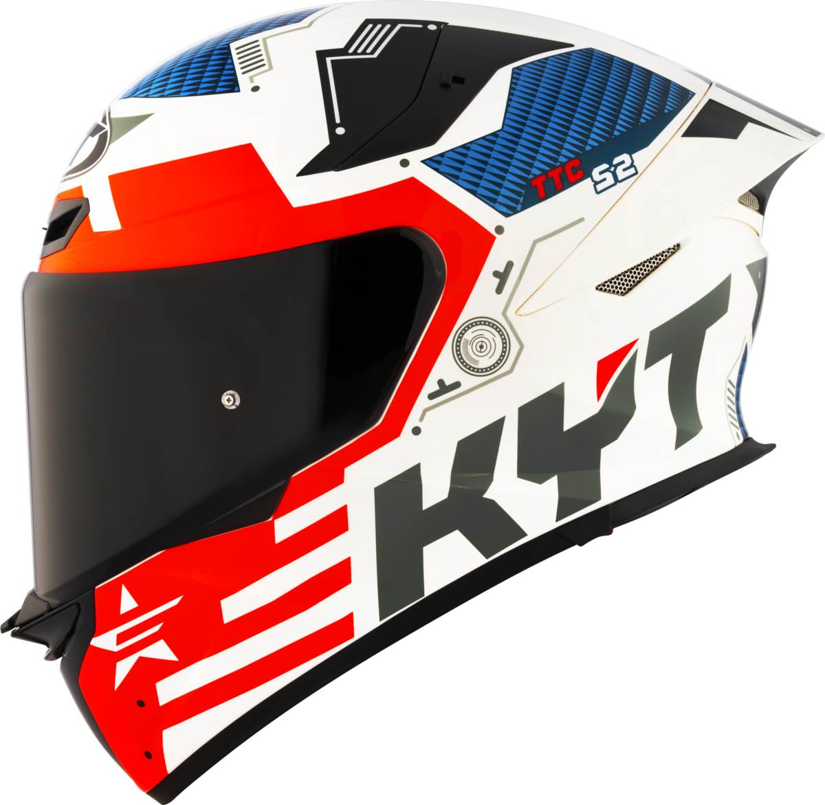 Casca integrala KYT TT-Revo Fuselage rosu - MotoRR