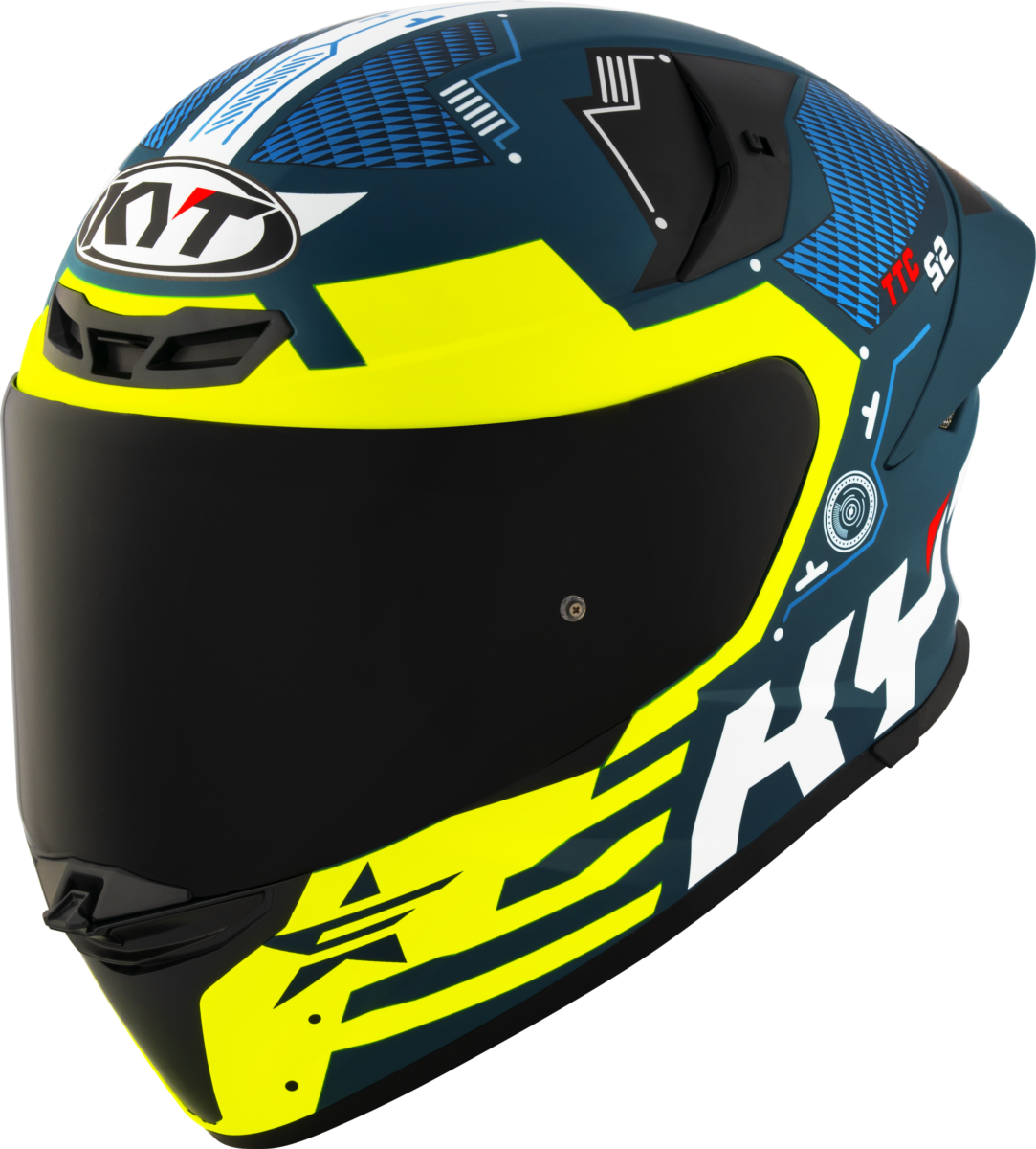 Casca integrala KYT TT-Revo Fuselage galben - MotoRR