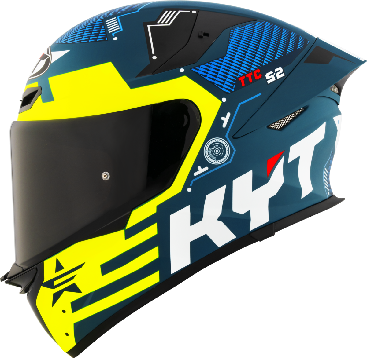 Casca integrala KYT TT-Revo Fuselage galben - MotoRR