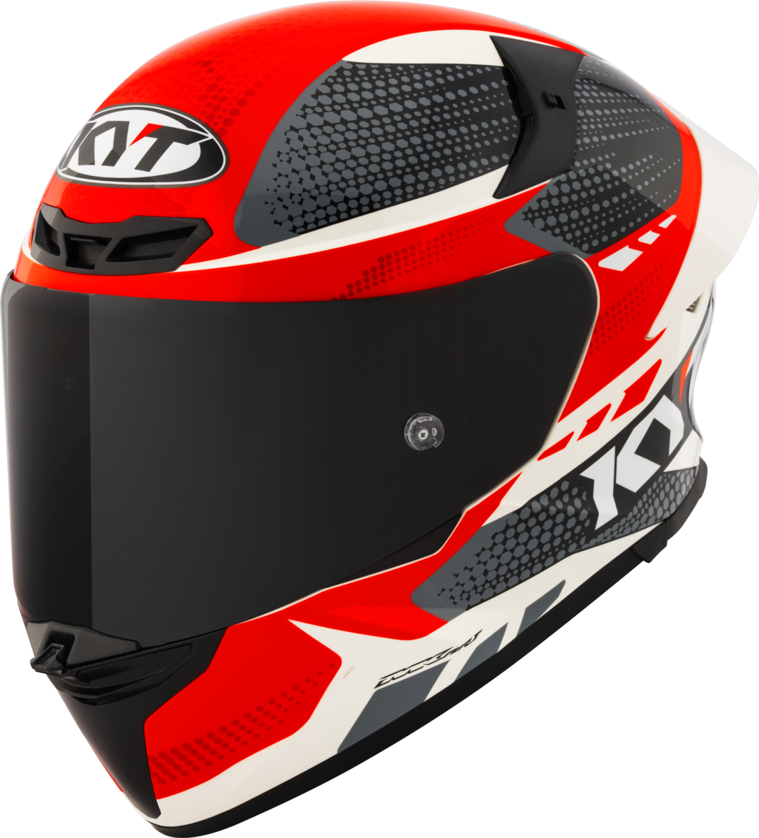 Casca integrala KYT TT-Revo Gear negru/rosu - MotoRR