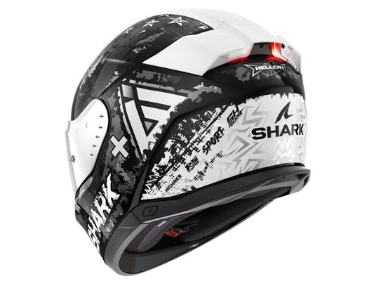 Casca integrala cu LED Shark Skwal i3 Hellcat negru / alb - MotoRR