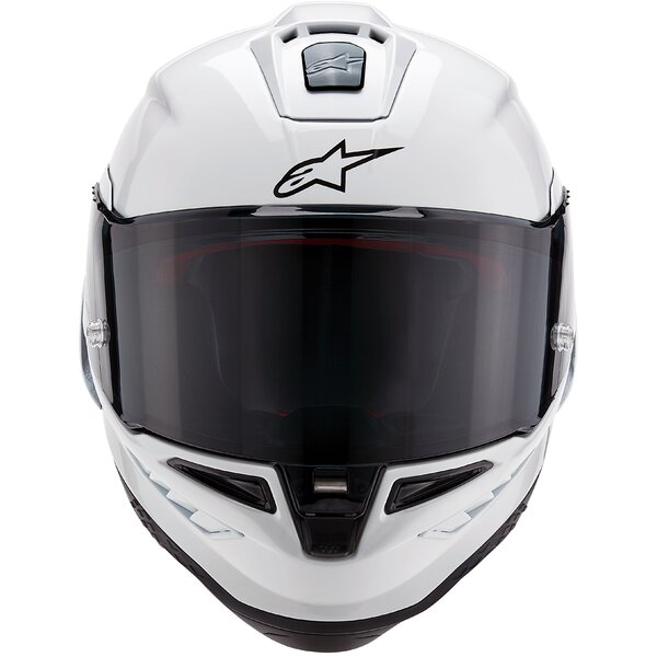 Casca integrala Alpinestars Supertech R10 Carbon Solid alb - MotoRR