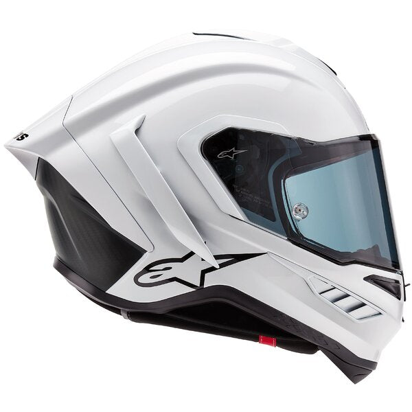 Casca integrala Alpinestars Supertech R10 Carbon Solid alb - MotoRR