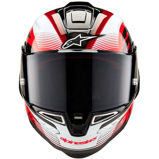 Casca integrala Alpinestars Supertech R10 Carbon Team negru/rosu/alb - MotoRR