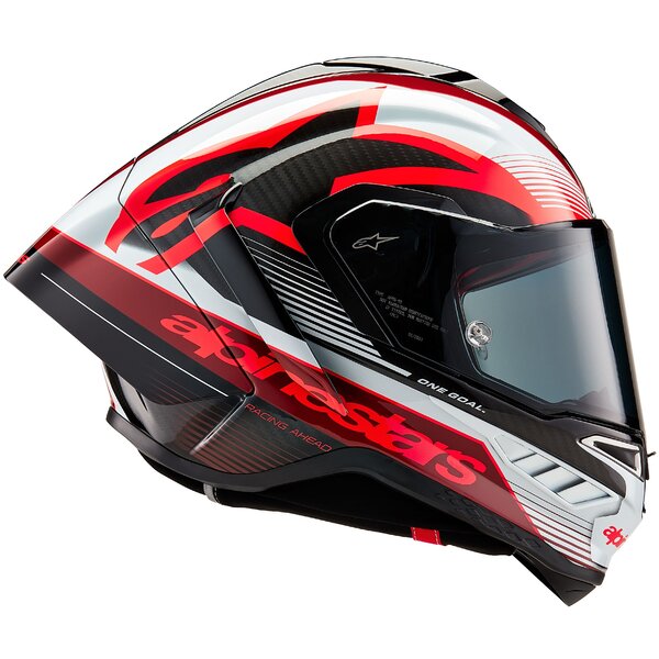 Casca integrala Alpinestars Supertech R10 Carbon Team negru/rosu/alb - MotoRR