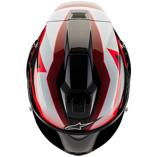 Casca integrala Alpinestars Supertech R10 Carbon Team negru/rosu/alb - MotoRR