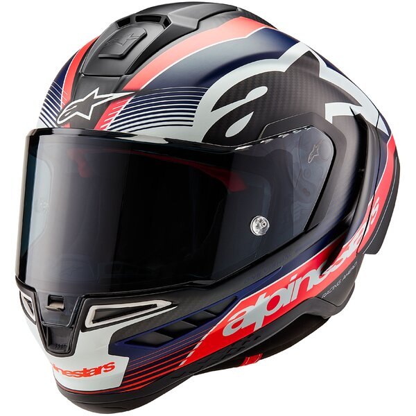 Casca integrala Alpinestars Supertech R10 Carbon Team negru/albastru/rosu - MotoRR