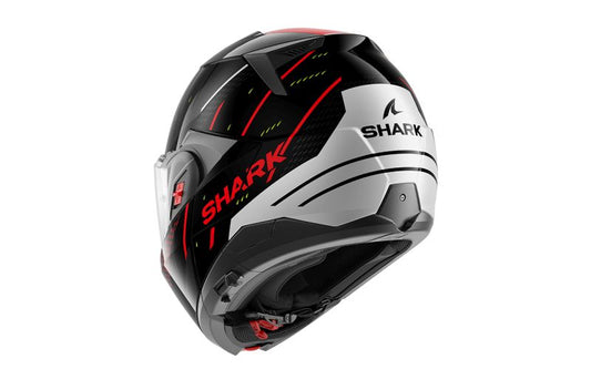 Casca Flip-Back Shark Oxo Rydger negru / rosu / alb - MotoRR