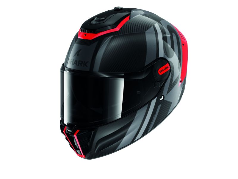 Casca integrala Shark Spartan RS Carbon Shawn negru/gri/rosu - MotoRR