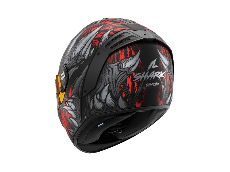 Casca integrala Shark Spartan RS Shaytan Mat negru / rosu - MotoRR