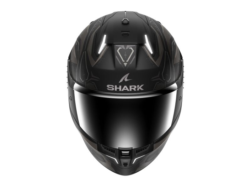 Casca integrala cu LED Shark Skwal i3 LINIK Mat negru / gri