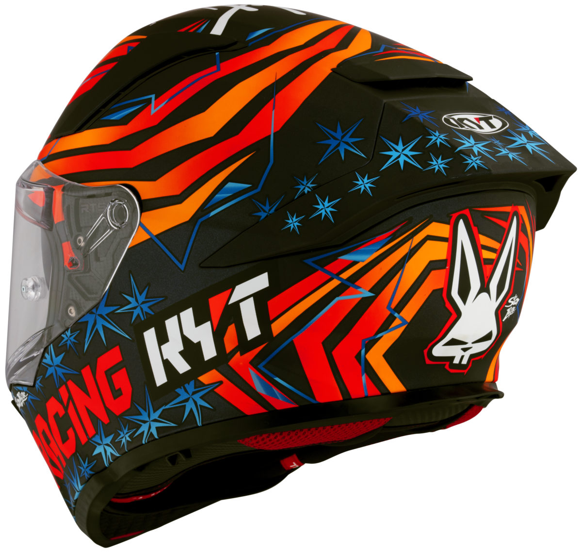 Casca integrala KYT R2R Max Fernandez 2022 Replica mat