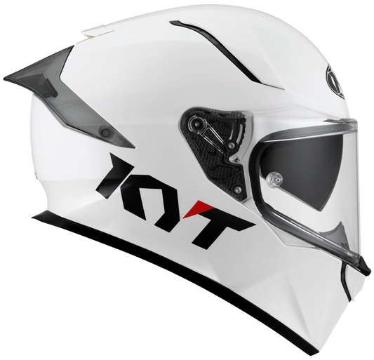 Casca integrala KYT R2R Plain alb - MotoRR
